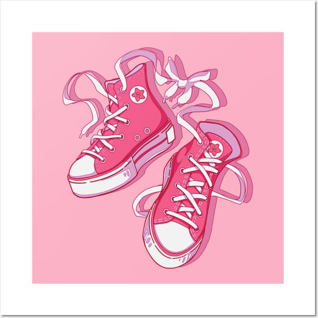Cute pink shoes top